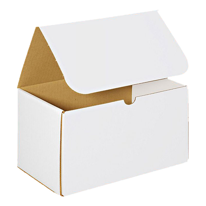 10" x 6" x 6" White Corrugated Mailers. 1/Ea