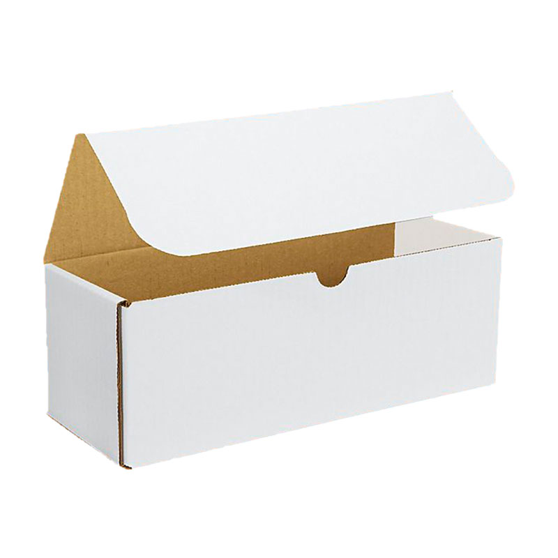 11-1/8" x 8-3/4" x 2" White Corrugated Mailers. 1/Ea