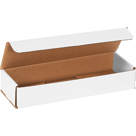 12" x 4" x 2" White Corrugated Mailers. 1/Ea