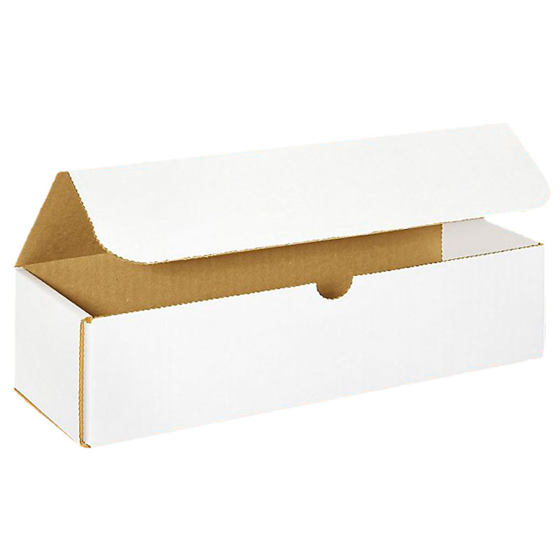12" x 4" x 3" White Corrugated Mailers. 1/Ea