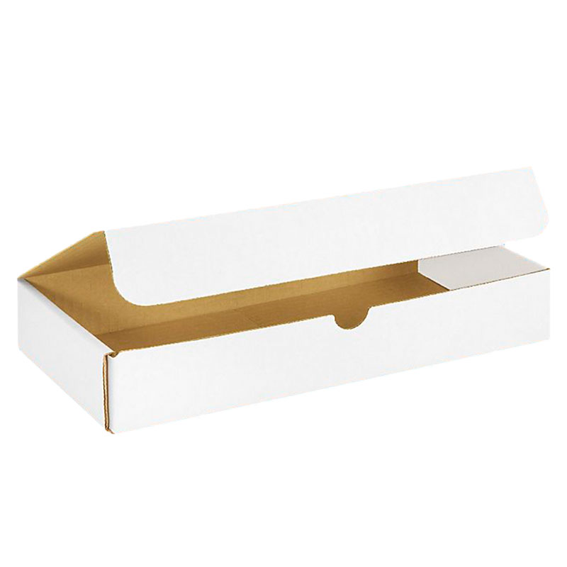 12" x 6" x 2" White Corrugated Mailers. 1/Ea