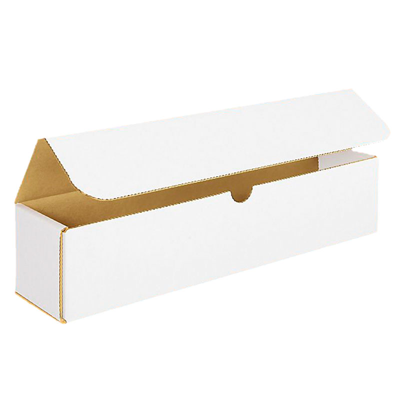14" x 3" x 3" White Corrugated Mailers. 1/Ea
