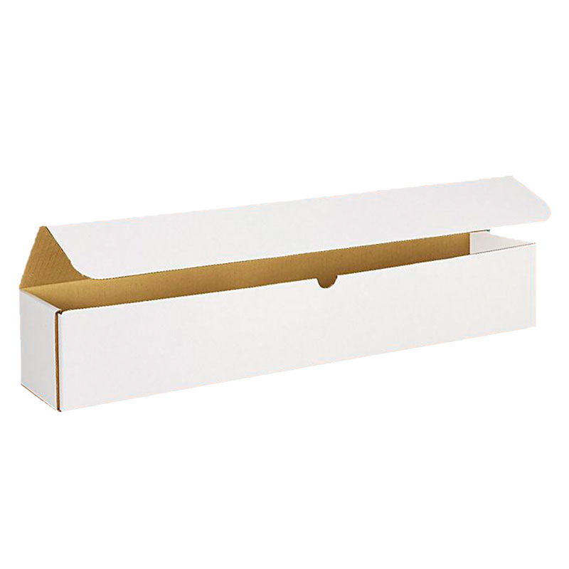 24" x 4" x 4" White Corrugated Mailers. 1/Ea