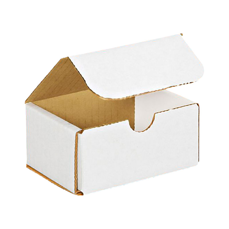 4" x 3" x 2" White Corrugated Mailers. 1/Ea