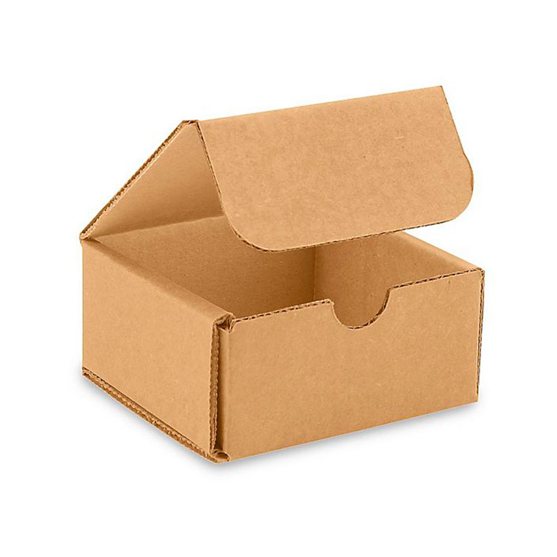 4 x 4 x 2" Kraft Corrugated Mailers. 1/Ea