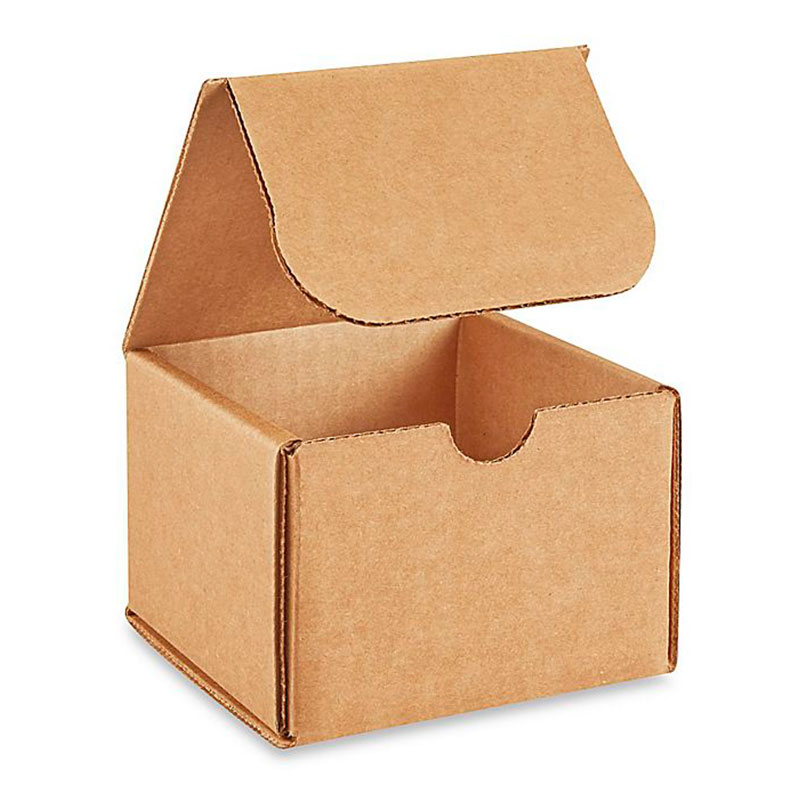 4 x 4 x 3" Kraft Corrugated Mailers. 1/Ea