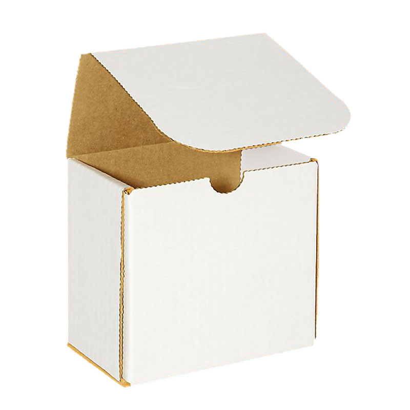 5" x 3" x 5" White Corrugated Mailers. 1/Ea