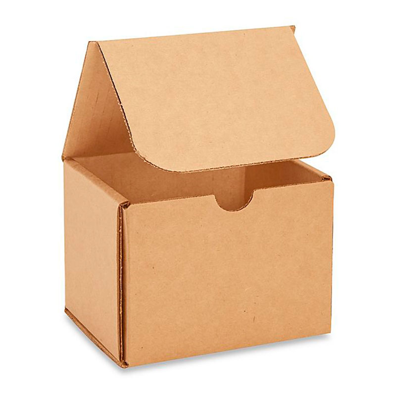 5 x 4 x 4" Kraft Corrugated Mailers. 1/Ea