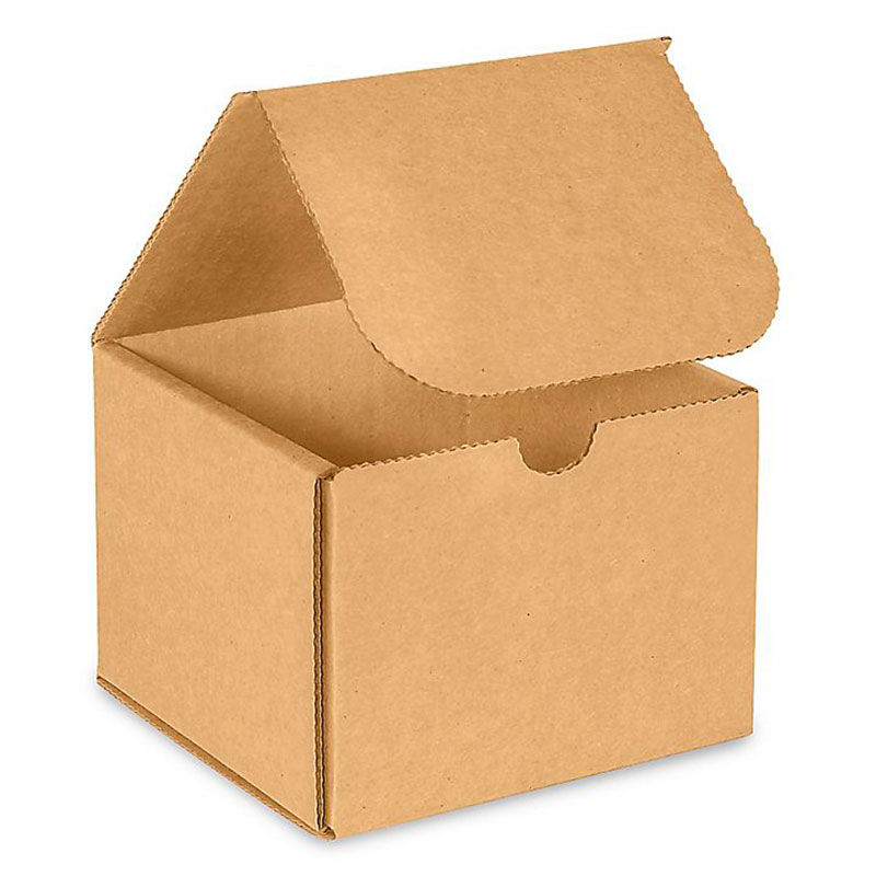 5 x 5 x 4" Kraft Corrugated Mailers. 1/Ea