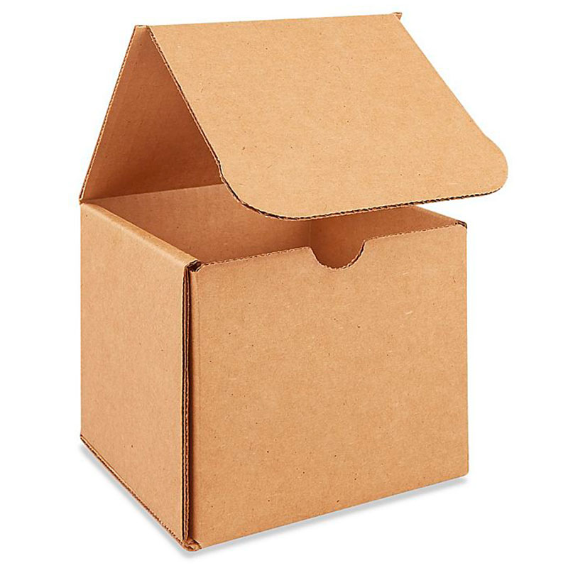 5 x 5 x 5" Kraft Corrugated Mailers. 1/Ea
