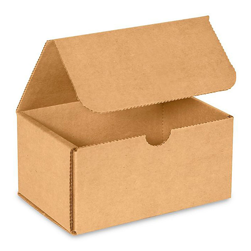 6 x 4 x 3" Kraft Corrugated Mailers. 1/Ea