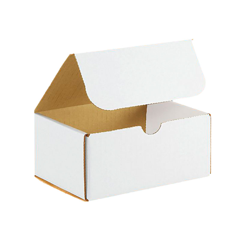6" x 5" x 3" White Corrugated Mailers. 1/Ea