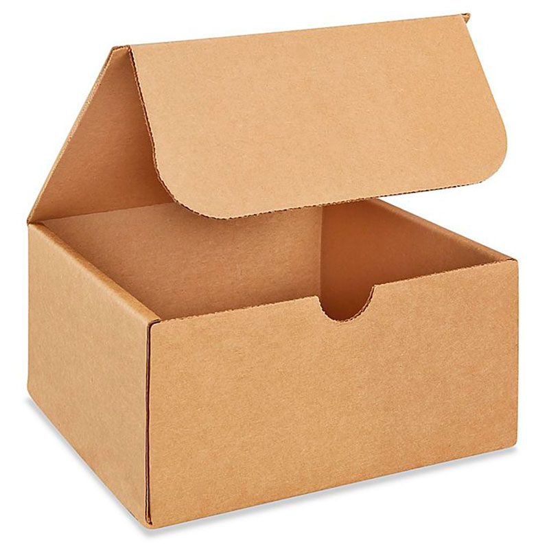 6 x 6 x 3" Kraft Corrugated Mailers. 1/Ea