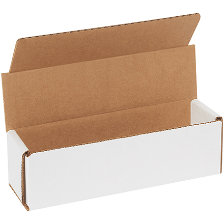 7" x 2" x 2" White Corrugated Mailers. 1/Ea