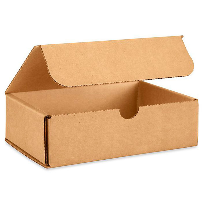 7 x 4 x 2" Kraft Corrugated Mailers. 1/Ea