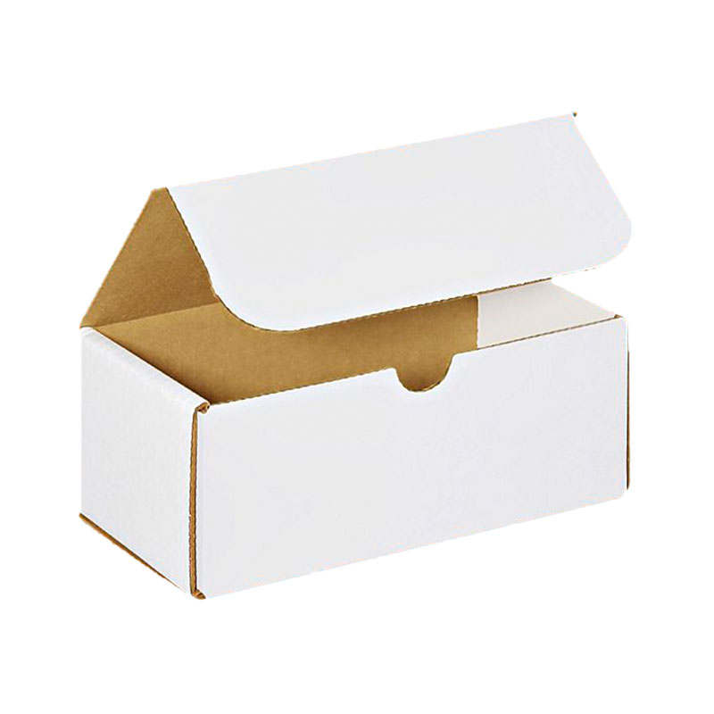 7" x 4" x 3" White Corrugated Mailers. 1/Ea