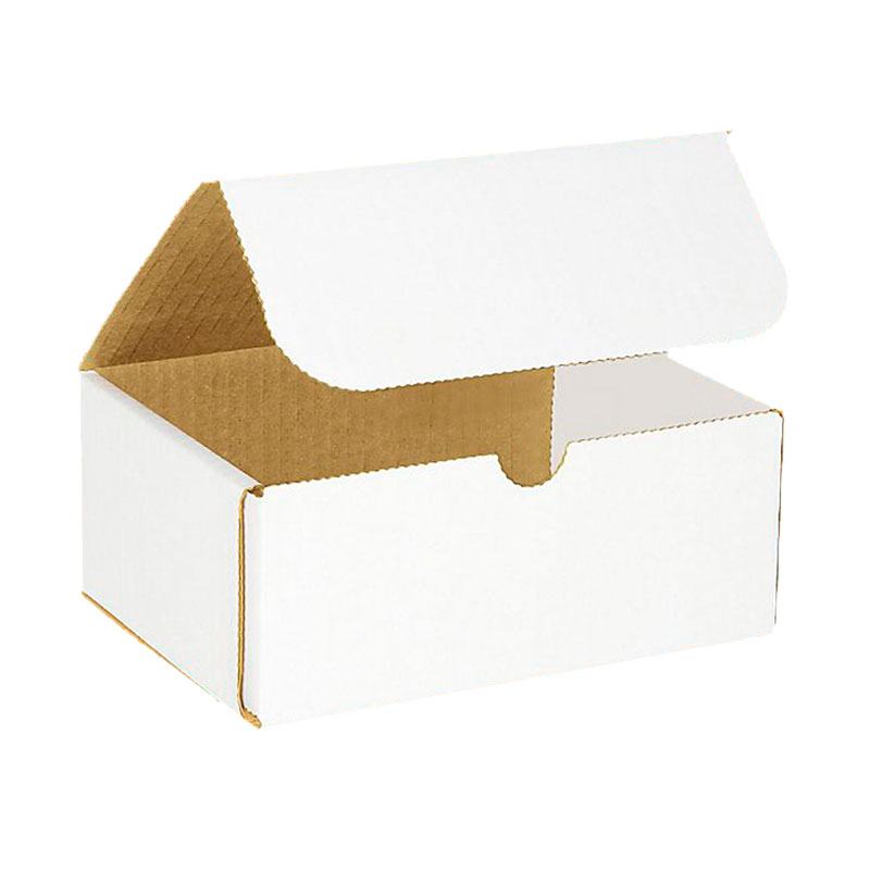 7" x 5" x 3" White Corrugated Mailers. 1/Ea