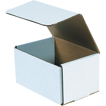 7" x 5" x 4" White Corrugated Mailers. 1/Ea