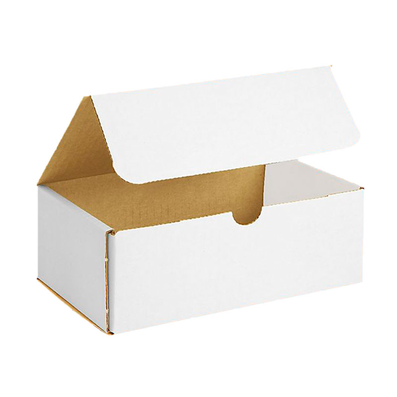 8" x 5" x 3" White Corrugated Mailers. 1/Ea