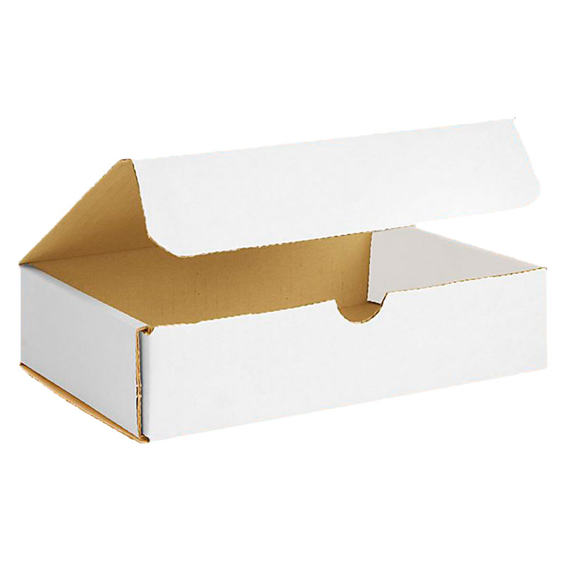 8" x 6" x 2" White Corrugated Mailers. 1/Ea