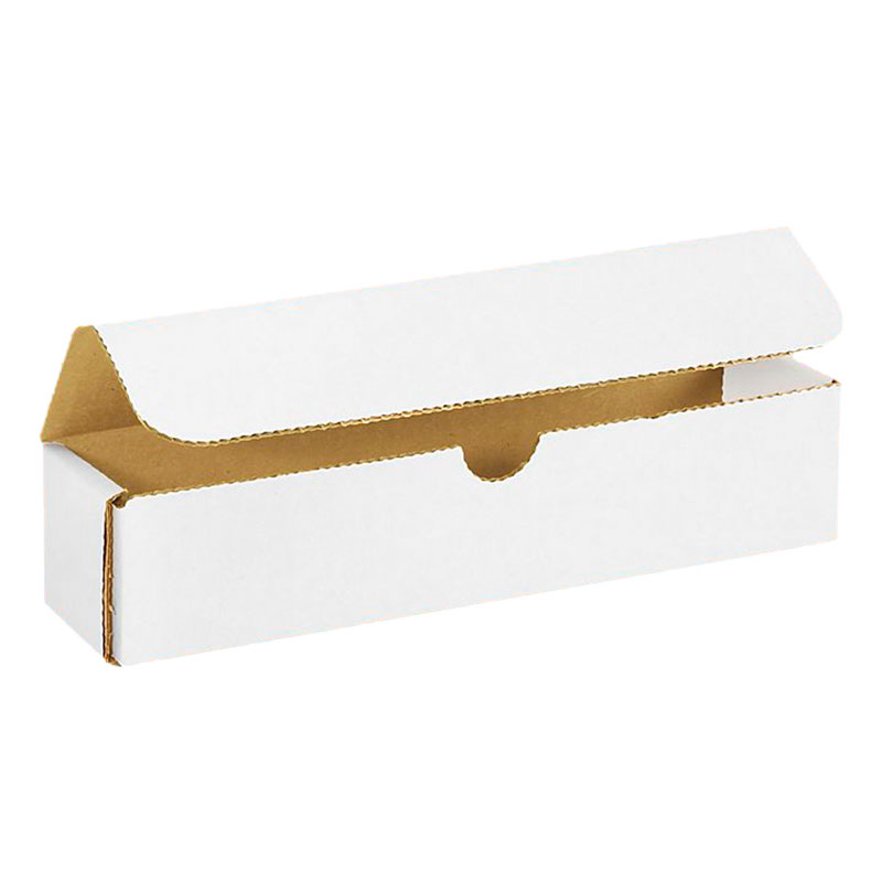 9" x 2" x 2" White Corrugated Mailers. 1/Ea