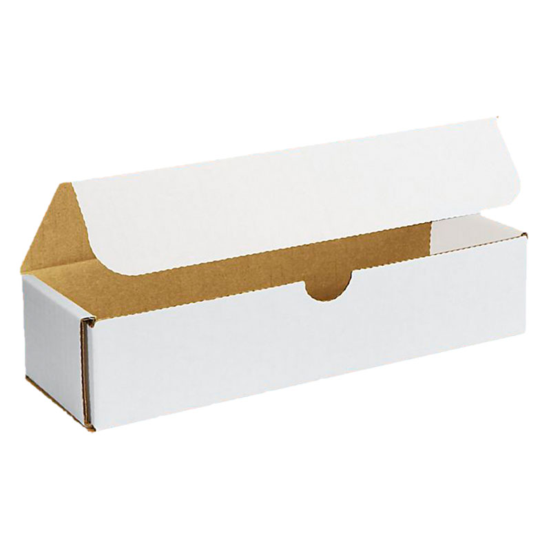 9" x 3" x 2" White Corrugated Mailers. 1/Ea