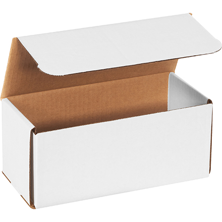 9" x 4" x 4" White Corrugated Mailers. 1/Ea