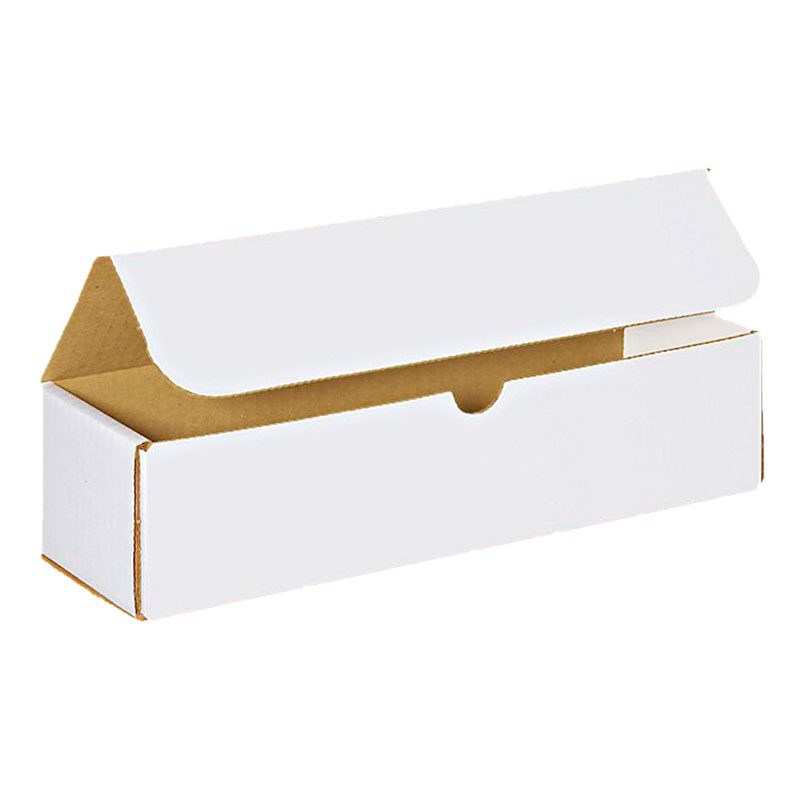 12" x 3 1/2" x 3" White Corrugated Mailers. 1/Ea
