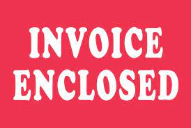 2" x 3" Invoice Enclosed Label. 500/Roll 2" x 3" Invoice Enclosed Label. 500/Roll