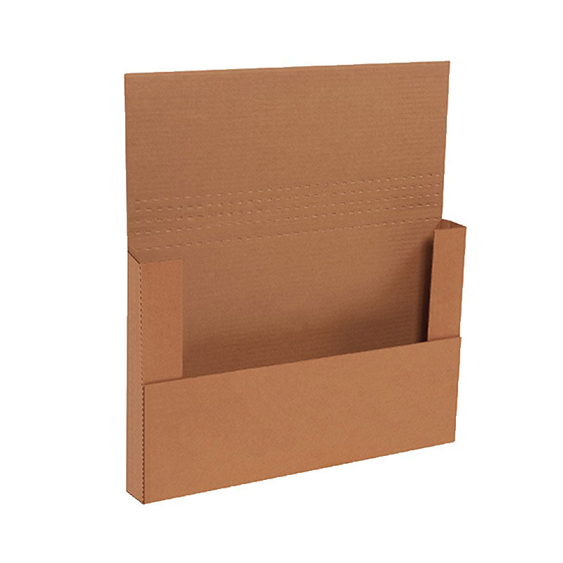 10 1/4 x 8 1/4 x 1 1/4" Kraft Easy-Fold Mailers. 1/Ea