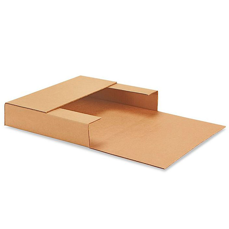 11 3/4 x 10 1/2 x 2 1/2" Kraft Easy-Fold Mailers. 1/Ea