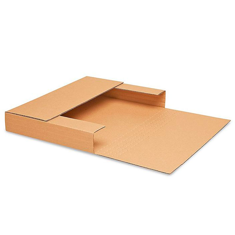 14 1/4 x 11 1/4 x 2" Kraft Easy-Fold Mailers. 1/Ea