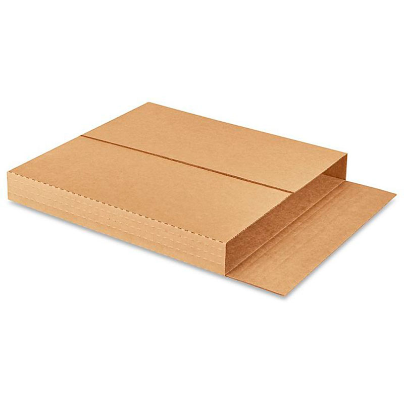18 x 18 x 2" Kraft Easy-Fold Mailer. 1/Ea