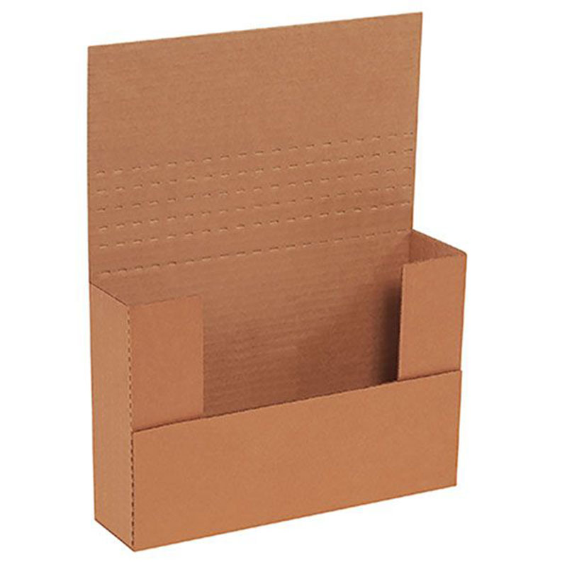 11 1/8 x 8 5/8 x 4" Kraft Easy-Fold Mailers. 1/Ea