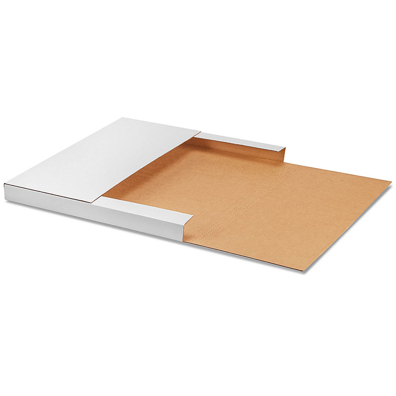 24 x 24 x 2" White Easy-Fold Mailers. 1/Ea