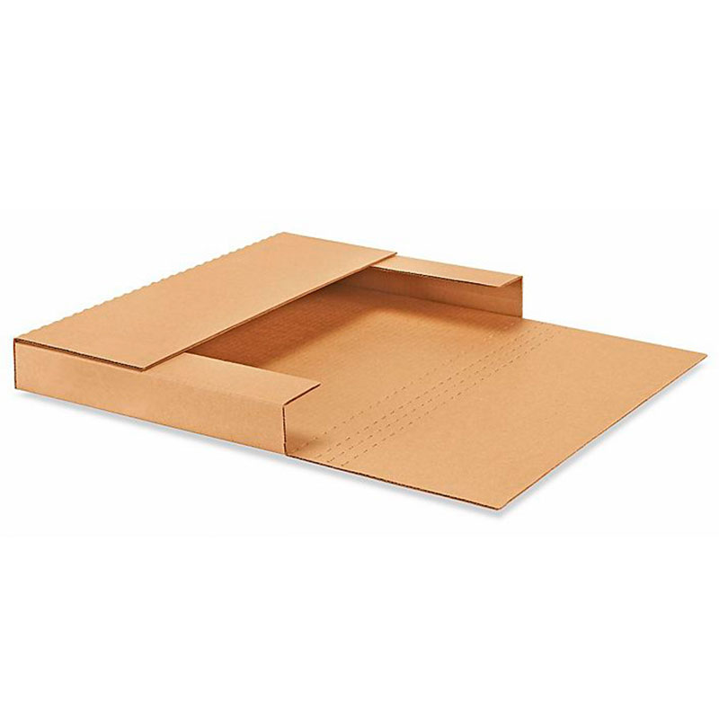 15 x 11 1/8 x 2" Kraft Easy-Fold Mailers. 1/Ea