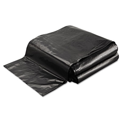43" x 48" Black Low Density Liner, 1.5 Mil. 100/Cs