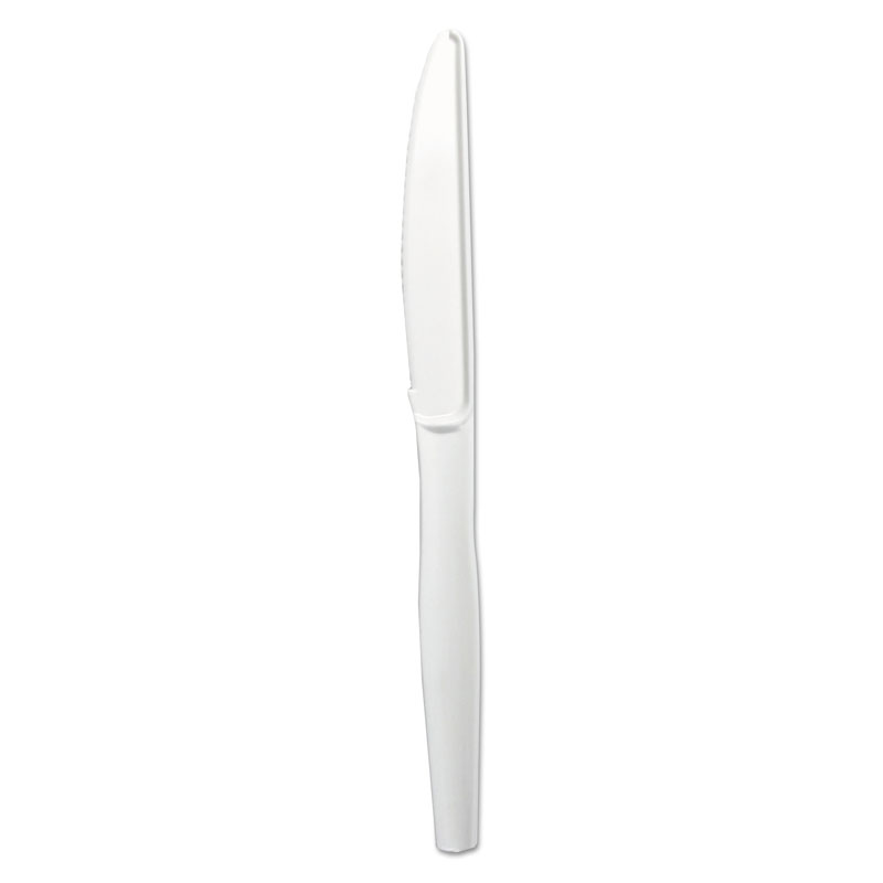 Medium-Weight Cutlery, Knife, White, 1000/Cs