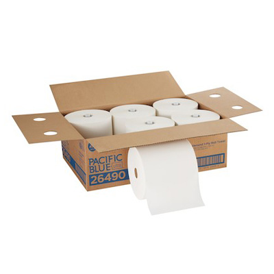 Georgia Pacific - Pacific Blue Ultra 8” White Roll Towel 1150'  6/Cs
