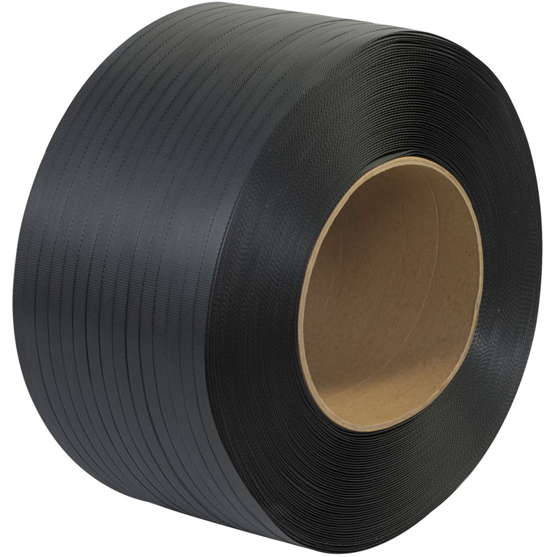 8mm x 14,760'' x .020 Poly Strapping 200 lb. Break Strength. 8mm x 14,760'' x .020 Poly Strapping 200 lb. Break Strength.