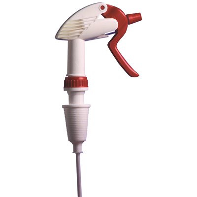 High-Output Trigger Sprayer 9-7/8". Fits 32 oz. Bottle.<br />1/Ea