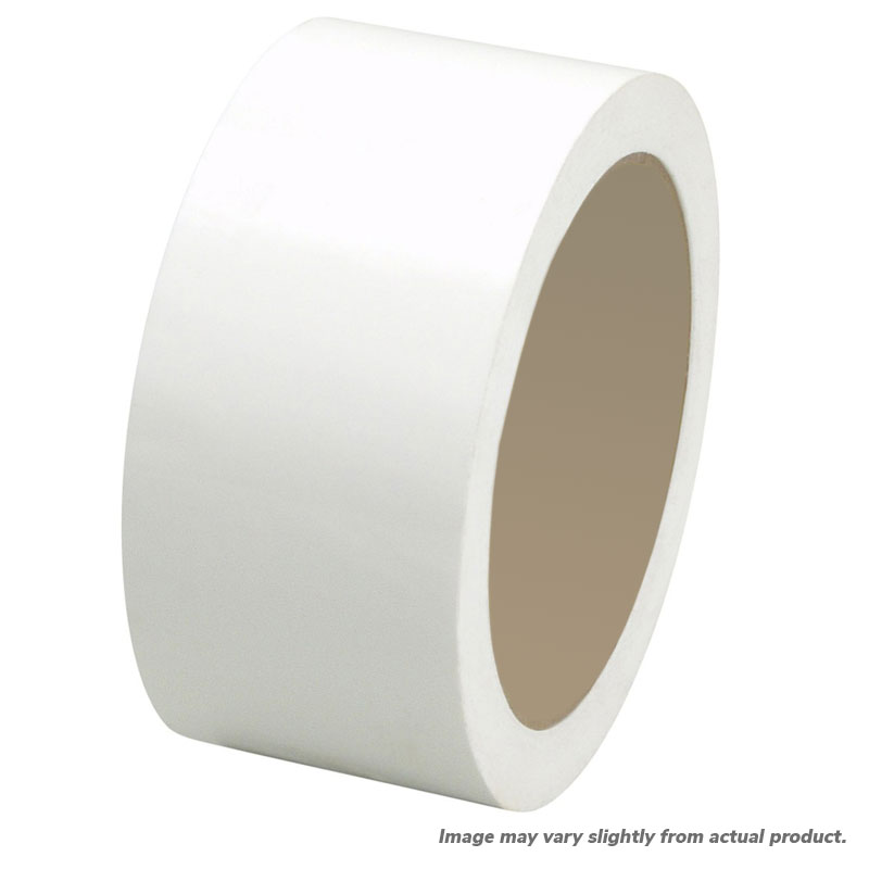 3" x 110 yd White Carton Sealing Tape. 2.1 Mil. 24/Cs