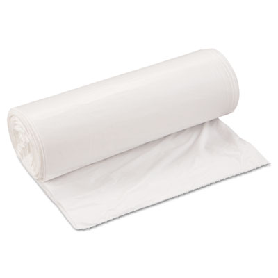 43" x 48" White Low Density Liner, .7 Mil. 100/Cs