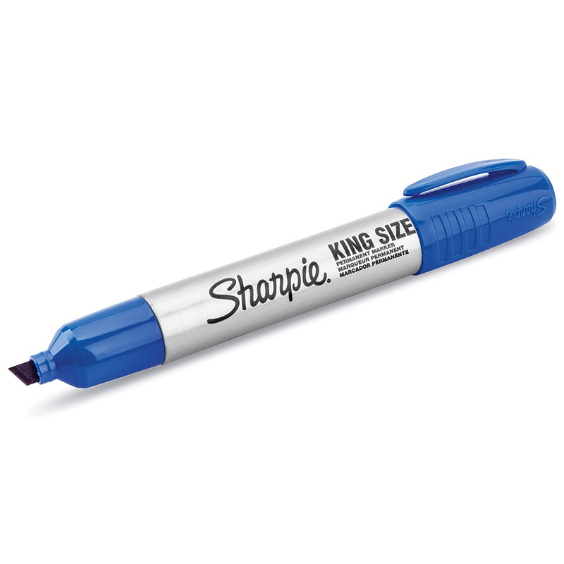 Sharpie® Pallet Marker. Blue King Size™. 12/Box