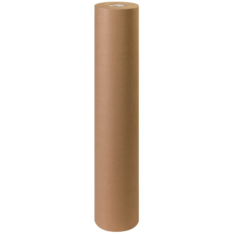 40" x 60 Lb. 600' Kraft Recycled Paper Roll