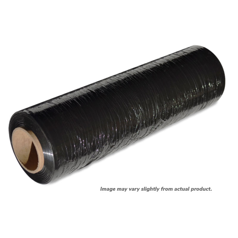 18" x 1500' 80 Gauge Black Stretch Film 4/Cs