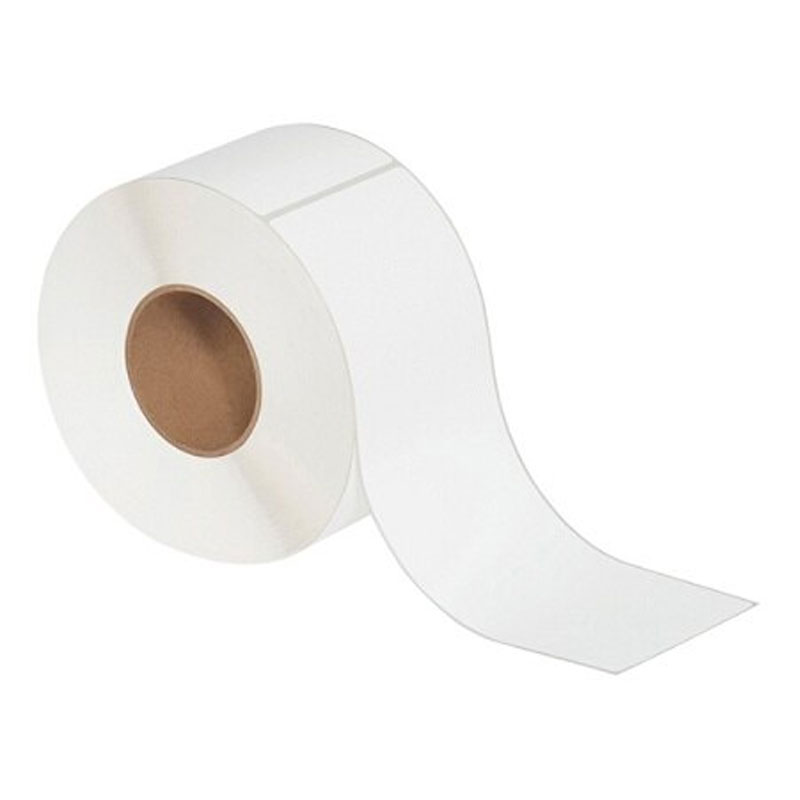 4" x 12" Thermal Transfer Labels, White. 500/Roll, 4 Rolls/Cs