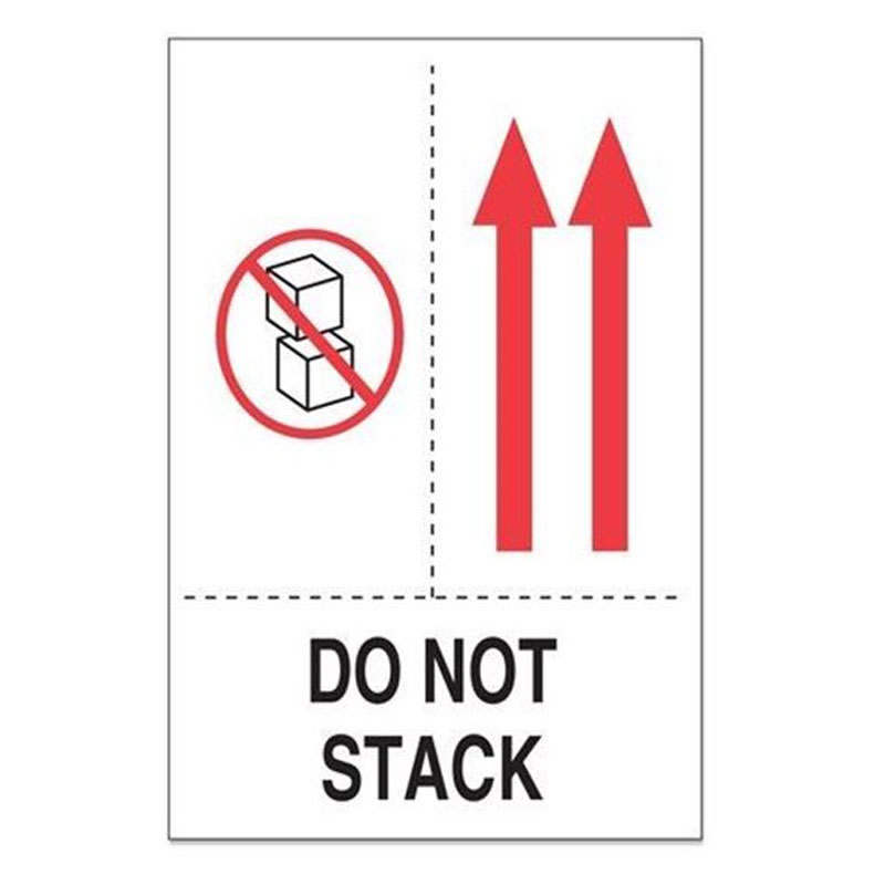 4" x 6" - "Do Not Stack" Label (International). 500/Roll 4" x 6" - "Do Not Stack" Label (International). 500/Roll