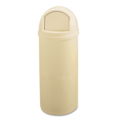 Marshal® Classic Container. 25 Gallon. Beige. 1/Ea