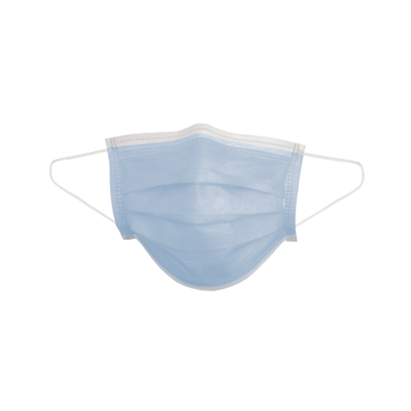 Disposable Face Mask, 3Ply Pleated with Ear Loops  50/Box